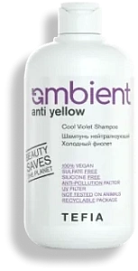 TEFIA | Шампунь нейтрализующий Холодный фиолет в категории — Anti Yellow, объем 250 мл. Cool Violet Shampoo.