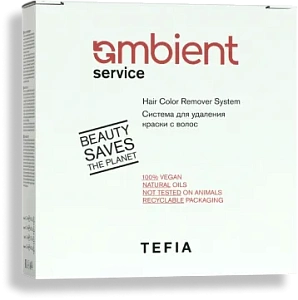 TEFIA | Система для удаления краски с волос в категории — Service, объем . Hair Color Remover System (Lotion for Hair Color Correction, Bleaching Paste, Oxycream 9%/ 30 vol.).