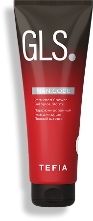 TEFIA | Парфюмированный гель для душа Пряный шторм в категории — Man.Code, объем 285 мл. Perfumed Shower Gel Spice Storm.