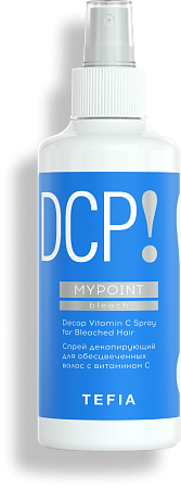 TEFIA | Спрей декапирующий для обесцвеченных волос с витамином С в категории — Mypoint, объем 250 мл. Decap Vitamin C Spray for Bleached Hair.